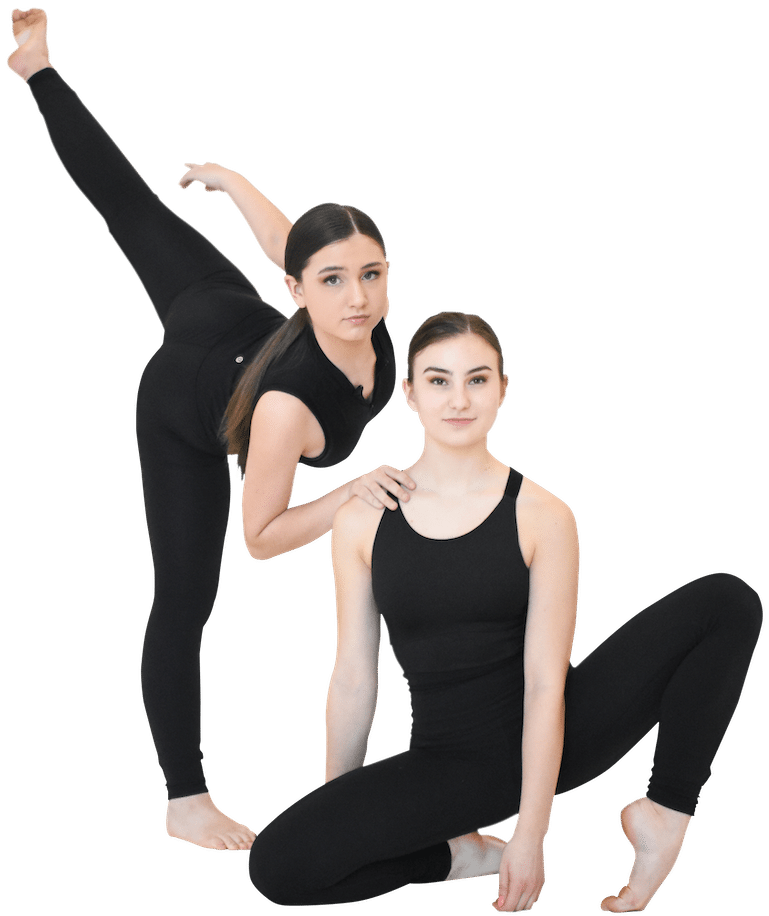 Two Encore Dancers in Black