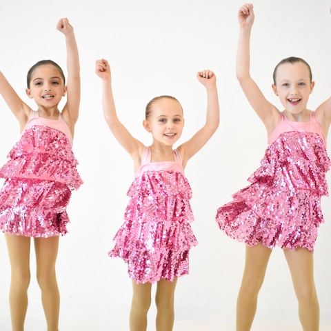 Three Dancers in Pink